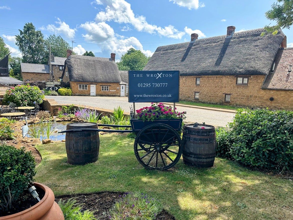 View from Wroxton hotel